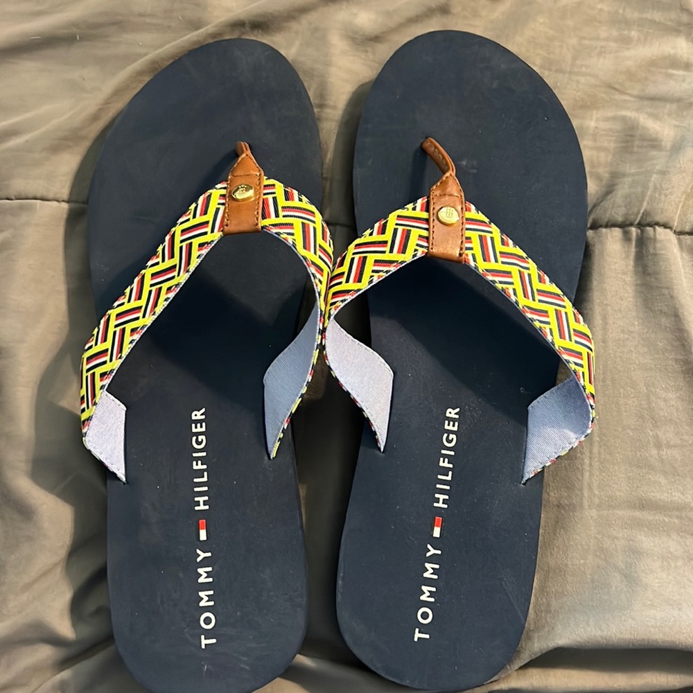 Brand new Tommy Hilfiger Flip Flops